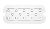 Égouttoir pour bacs GN 1/3 en polycarbonate | HENDI 868553