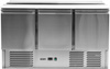 Table réfrigérée 3-portes pour salades avec couvercle inox | YATO YG-05290