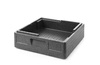 Conteneur isotherme de restauration Salto 9,8 L, 35x35x8 cm, compact, léger | HENDI 707074