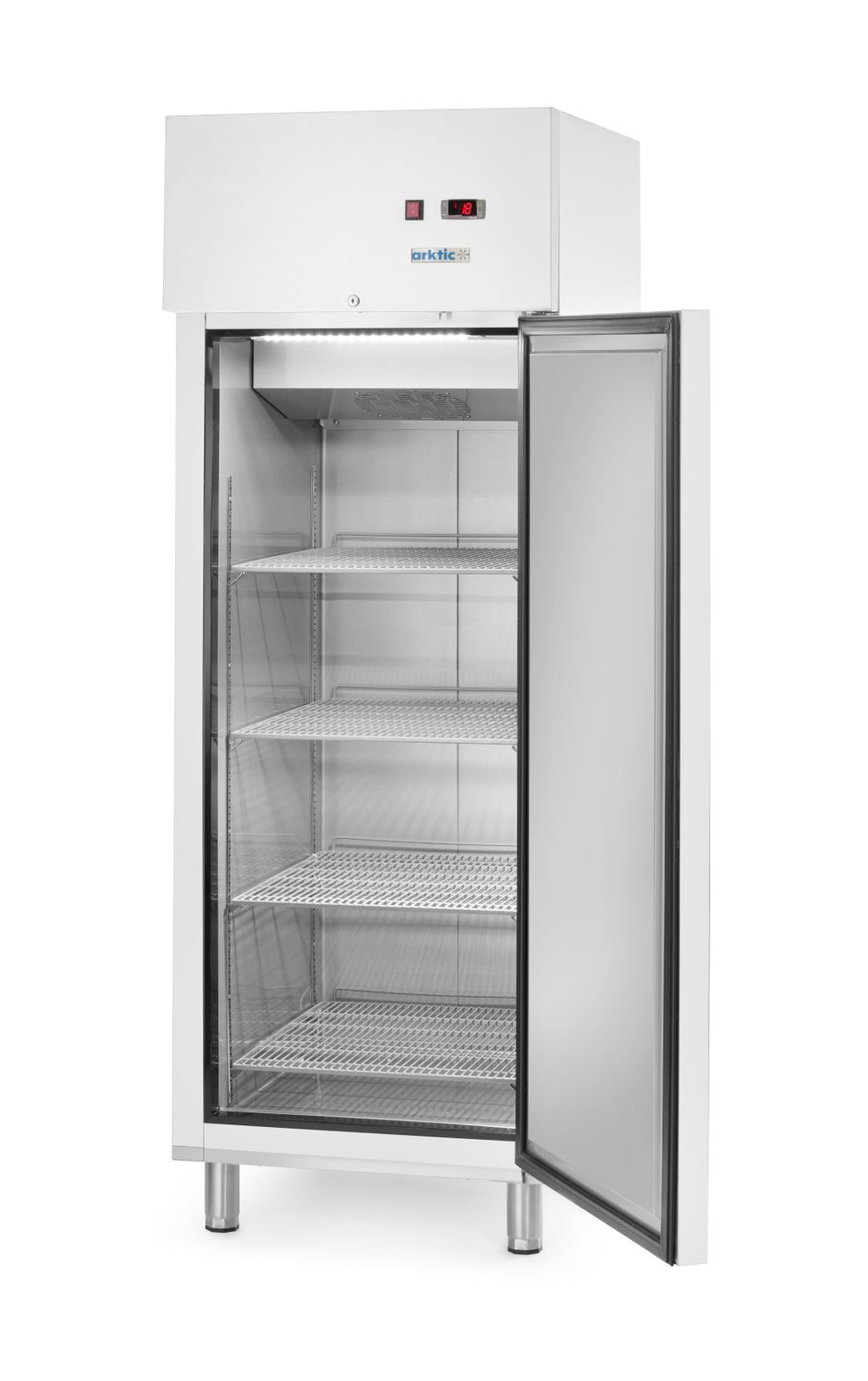 Armoire réfrigérée 1 porte GN 2/1, 465 l, en acier inoxydable, refroidissement statique | ARKTIC 236673