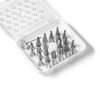 Ensemble de douilles décoratives en acier, coffret de 27 pièces | FORGAST FG11244