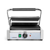 Grill de contact panini, plaques rainurées, 2,2 kW | FORGAST FG09201