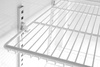 Vitrine réfrigérée avec panneau éclairé, 254 l, 1 porte, intérieur en aluminium blanc | ARKTIC 233788