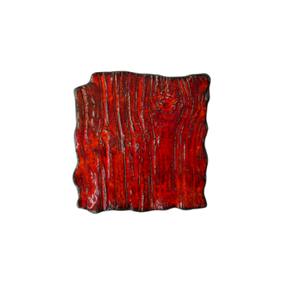 Assiette plate rectangulaire Moku rubis 21 x 21 cm | KERA CERAMIKA 16.3/C.RUB