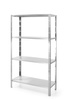 Étagère de stockage en acier inoxydable à visser 4 niveaux 100x40 cm | HENDI 812525