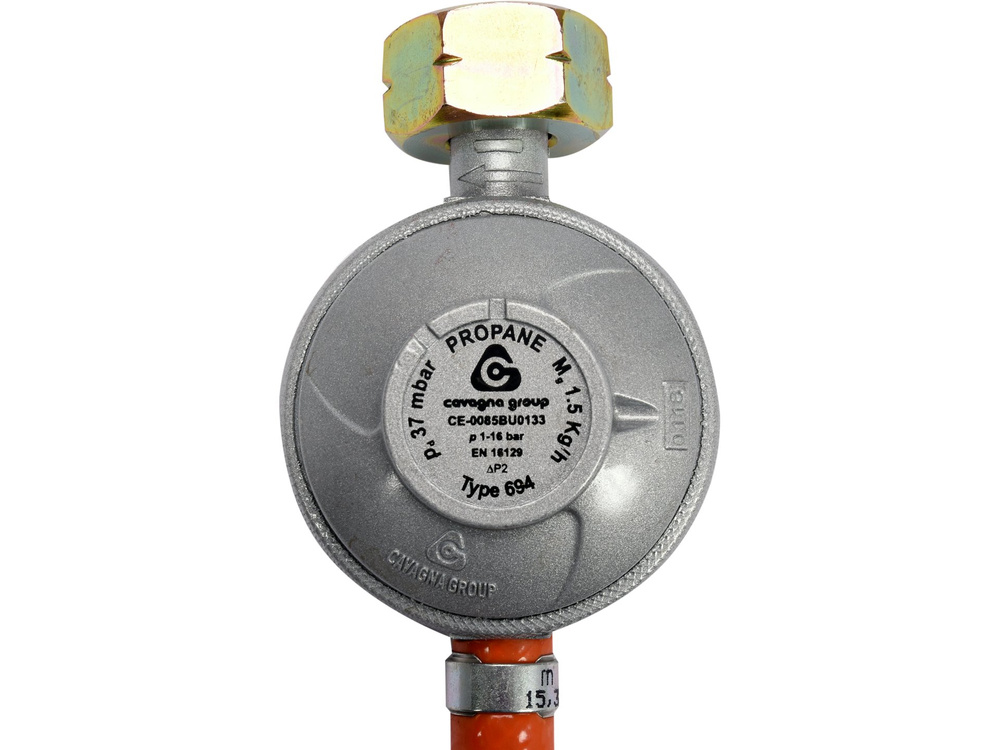 Détendeur de gaz avec tuyau 1,5 m | VOREL 99671