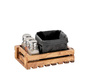 Boîte de buffet Olive, noir, 22x15x6 cm | APS 1016