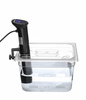 Couvercle en polycarbonate pour GN 1/2 avec découpe pour sous-vide | HENDI 864210