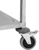 Chariot de service en acier inoxydable à 3 étagères pliable | YATO YG-09096