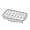 Moule à glaçons en silicone avec couvercle, lot de 2 pièces | APS 36103