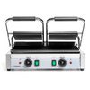 Gril de contact double, plaques rainurées, 3,6 kW | FORGAST FG09202