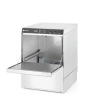 Lave-vaisselle professionnel Doppio avec doseur de détergent et pompe de vidange, panier 50x50 cm, 3,4/4,9 kW, 230/400 V | HENDI 237366