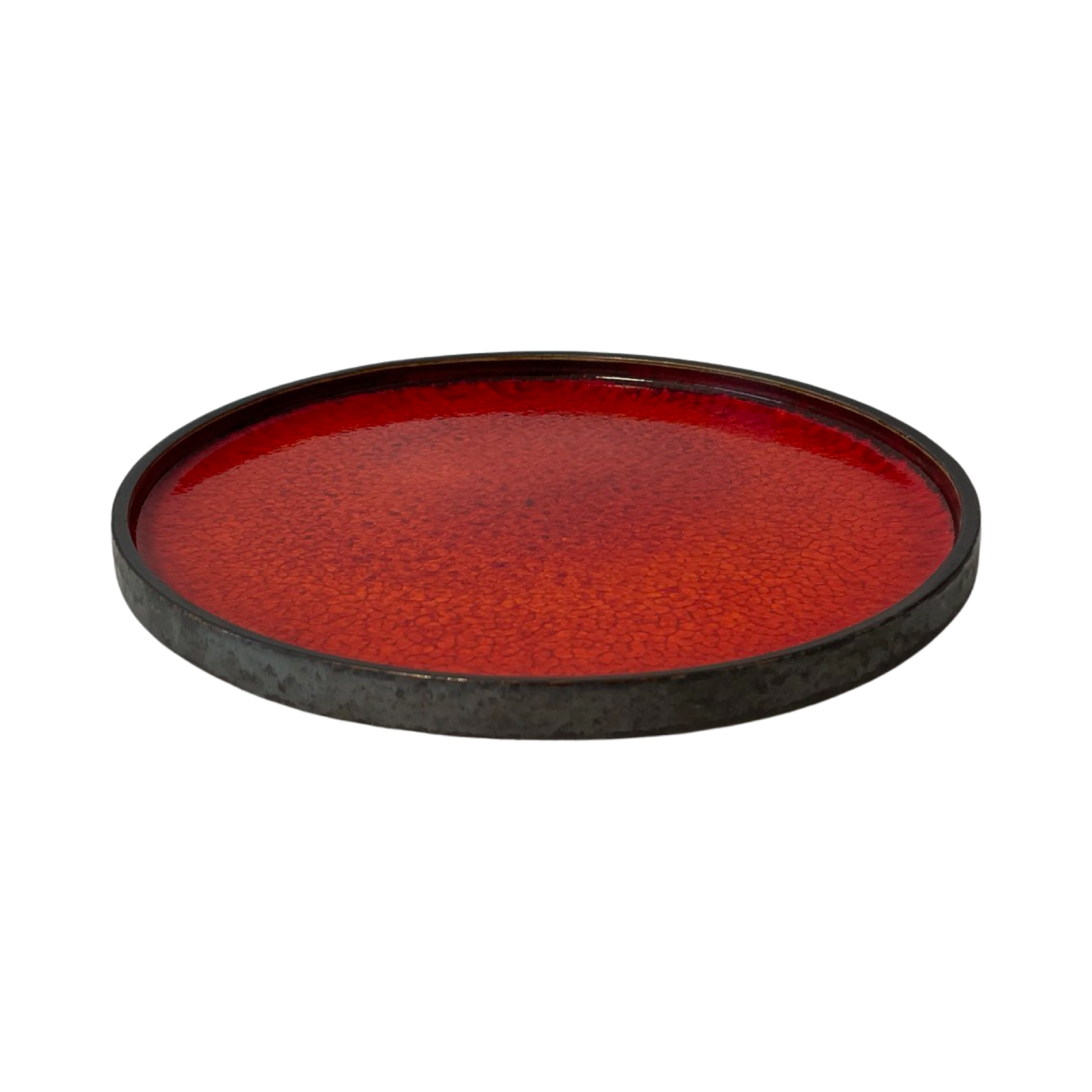 Assiette plate avec bord Arondi rubis 25 cm | KERA CERAMIKA 18.2/C.RUB