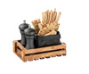 Boîte de buffet Olive, noir, 22x15x6 cm | APS 1016