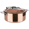 Ensemble avec casserole pour chauffe-plats à induction, couleur cuivre, 4 l | APS 12335