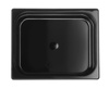 Bac GN 1/2 prof. 10 cm en polycarbonate noir | HENDI 862421