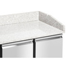 Table réfrigérée 3-portes pour pizza 400 l | FORGAST FG07303