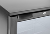 Réfrigérateur de bar pour boissons 118 l, aluminium, noir, 2-10°C | ARKTIC 233900