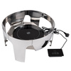 Chauffe-plat de table EASY INDUCTION, rond avec couvercle à fenêtre en verre, 48x42x39 cm, 11 l | APS 12325
