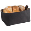Sac à pain, gris foncé, beige, 24x16x10.5 cm | APS 30348