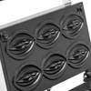 Gaufrier électrique type V pour 6 gaufres, 1,55 kW, 230 V | FORGAST FG09708