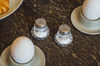 Set de condiments mini 2 salières et 2 poivrières, 3,5 x 4 cm | APS 40503