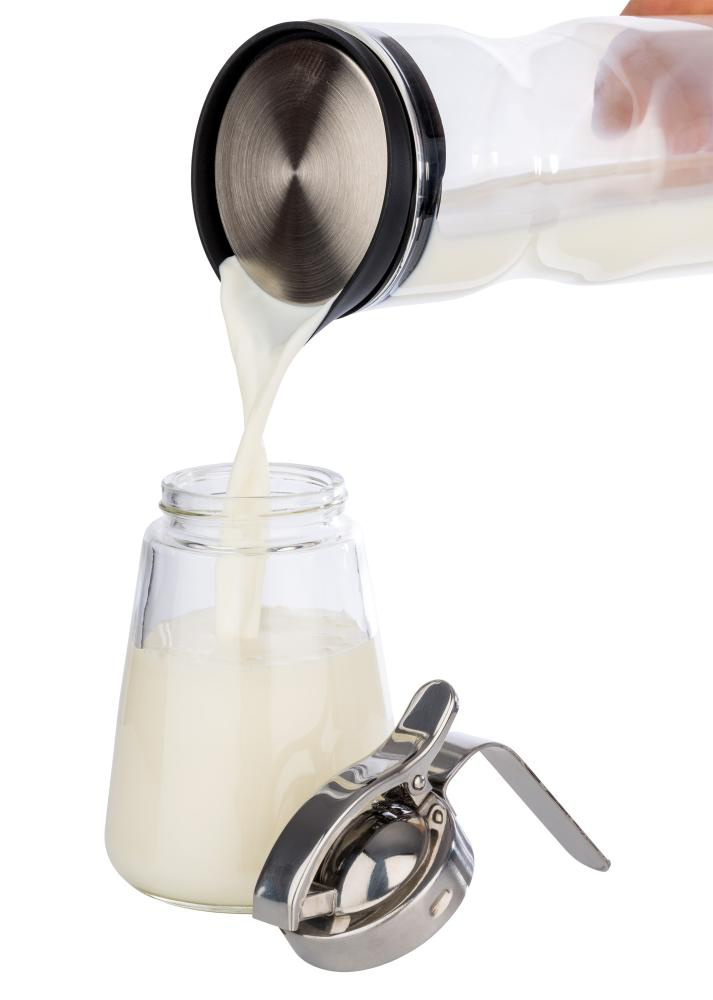Pichet en verre avec couvercle à bouton-poussoir, 300 ml | APS 765