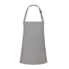 Tablier court Basic 75 x 60 cm avec poche et boucle gris basalte | KARLOWSKY BLS 6-90-Stck