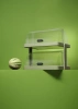 Vitrine réfrigérée double roll-top Duo UNIQ conçue par Robert Bronwasser, verte, 48x35,5x48 cm | HENDI 871973