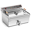 Friteuse électrique 1-cuvelle 20 L, 4,8 kW, zone froide | FORGAST FG09017