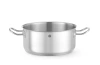 Casserole basse en acier inoxydable Kitchen Line, capacité 4,9 l, diamètre 24 cm, hauteur 11 cm | HENDI 837665