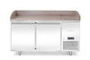 Table réfrigérée pour pizza, 2 portes, 250 l, 151x80x87.5 cm | ARKTIC 220245