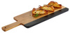 Planche de service ROCKWOOD, avec bande en ardoise, marron, 56x18x1.5 cm | APS 869