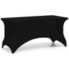 Housse pour table de restauration 153x70 cm noir | FORGAST FG03814