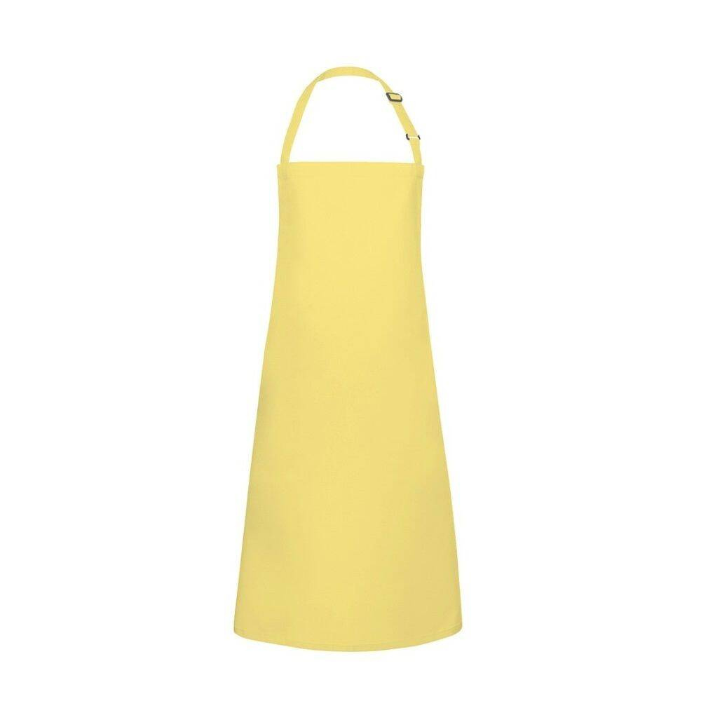Tablier de cuisine Basic 75 x 90 cm avec boucle jaune ensoleillé | KARLOWSKY BLS 4-86-Stck