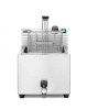 Friteuse électrique XL, 10 L, acier inoxydable, 1 cuve | HENDI 209424