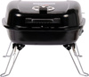 Gril à charbon portable avec couvercle, grille 33x35,5 cm | LUND 99483