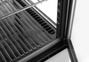 Vitrine réfrigérée 68 l noire, LED, refroidissement dynamique | HENDI 233238