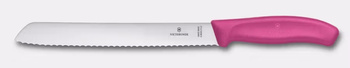 Couteau à pain Swiss Classic, lame 21 cm, rose | VICTORINOX 6.8636.21L5B