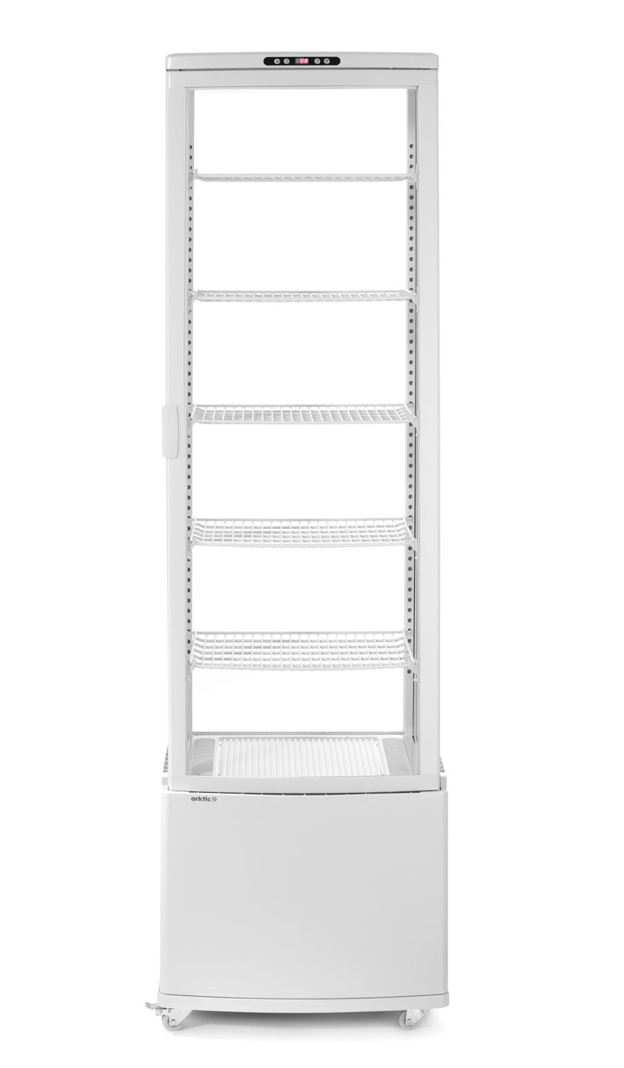 Vitrine réfrigérée 280 l, blanc, LED, 0,29 kW, 55,6x52,6x191,3 cm | ARKTIC 233696