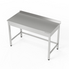 **Bureau de travail / établi inoxydable 130 × 60 × 85 cm**

---

### 1. Dimensions nominales
- **Longueur** : 130 cm  
- **Largeur** : 60 cm  
- **Hauteur** : 85 cm  

### 2. Prix moyen du matériau
- Acier inoxydable : **≈ 1,6–2,3 € / kg** selon la qualit