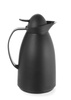 Thermos de conférence à insert en verre, noir, 1 l, diamètre 14 cm, hauteur 26,8 cm | HENDI 449608