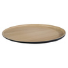 Plateau en mélamine FRIDA noir Ø 31,5 cm, incliné | APS 84944