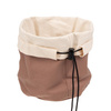 Sac à pain avec doublure thermique, beige clair, marron, 19x23 cm | APS 30390