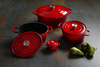 Cocotte en fonte avec couvercle rouge - cap. 3,4 l HENDI 626832
