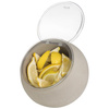 Bol de service avec couvercle, gris, 19x17,5 cm 800 ml | APS 85082