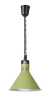 Lampe chauffante suspendue pour plats, conique, vert, 230V/250W | HENDI 273920