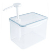 Distributeur de sauces avec pompe, 3,9 l, transparent | CONTACTO 1324/390