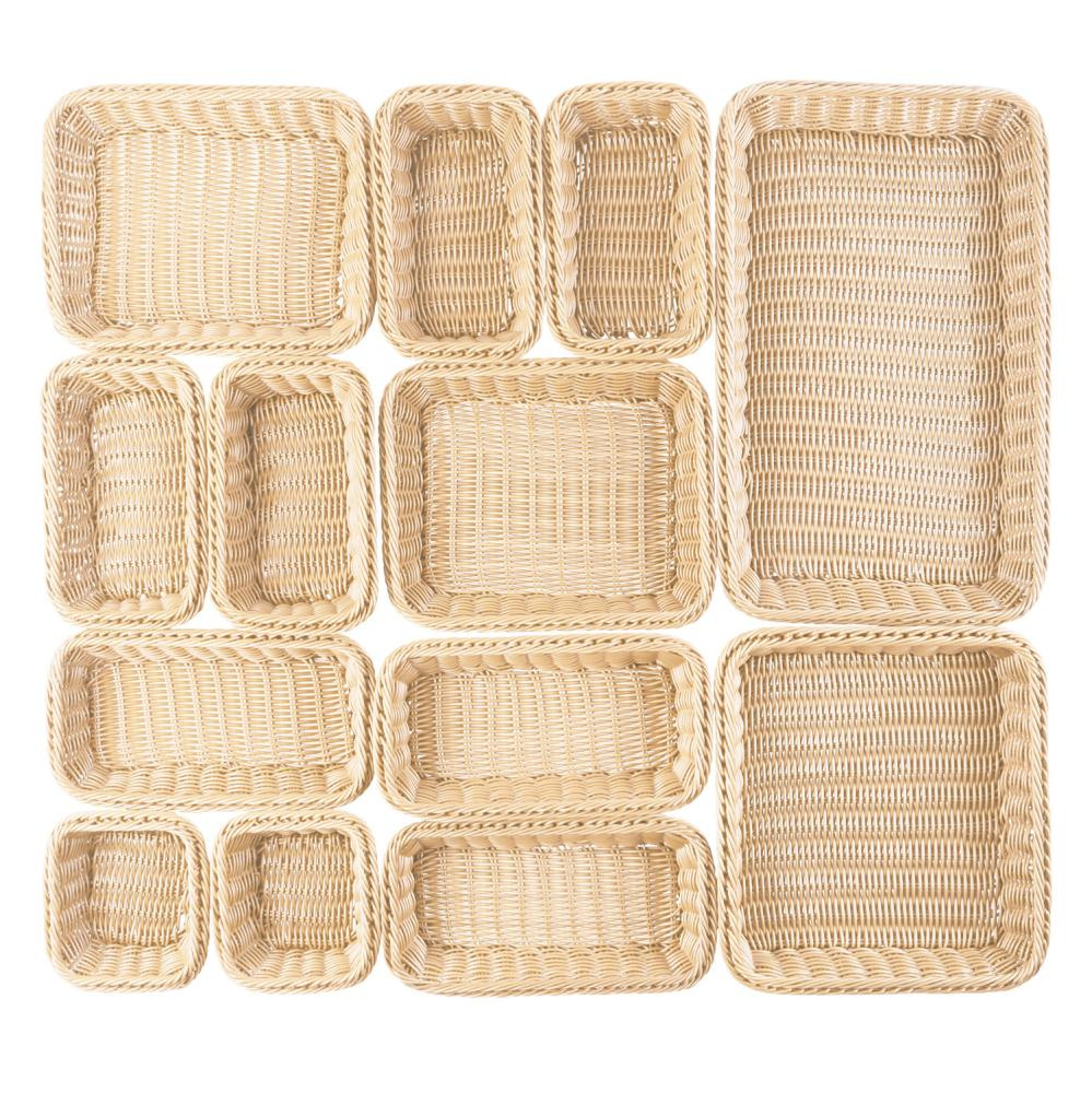 Panier en polypropylène GN LINE, rectangulaire, beige clair, GN 1/4, 27.5x16.5x10.5 cm | APS 40246