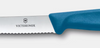 Couteau à tomates Swiss Classic, lame dentelée, bleu, long. lame 11 cm | VICTORINOX 6.7832.C1